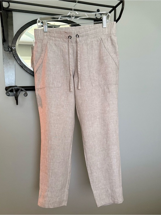 Athleta Pants - Athleta 💯 Linen Cropped Pants